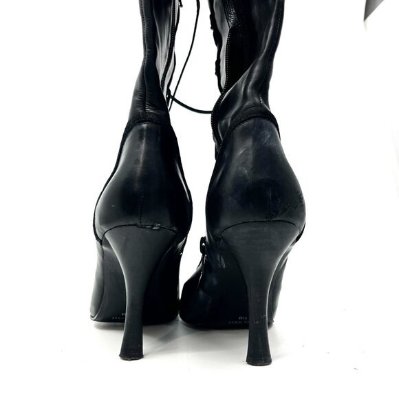 Nine West High Knee Black Heels - Picture 5 of 6